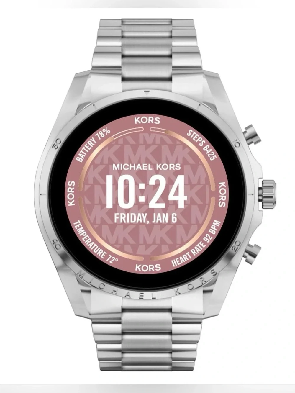 Michael Kors Unisex Gen 6 Bradshaw Stainless Steel Smartwatch